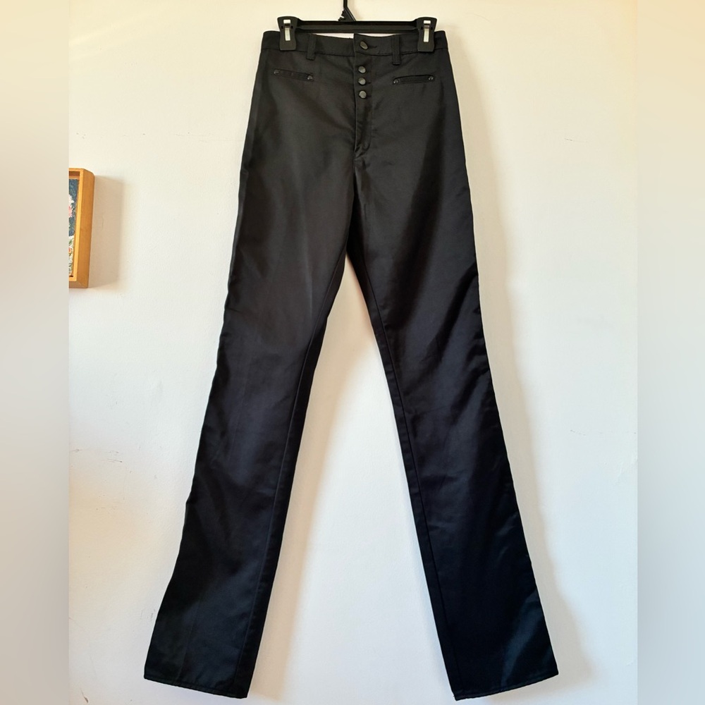 dVb by VICTORIA BECKHAM Super High Waist Old Money Black Pants - Size 26